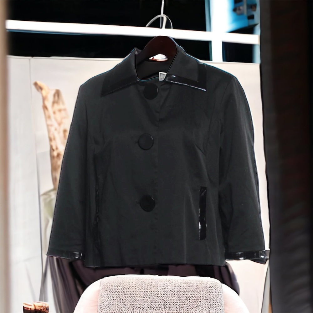 Sandro Swing Jacket, Black, Large - image 2